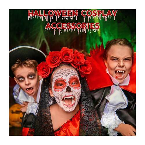 Halloween Vampire Teeth Fangs  Kids Adults for Cosplay Prop