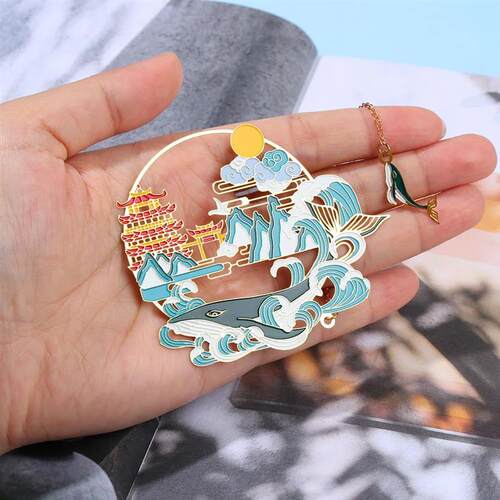 Chinese Style Calligraphy Painting Bookmark Group Fan Book C