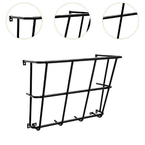 Hay Rack Black Versatile Hay Feeder for Horses Livestock