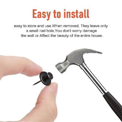 20 Pack Small Nails For Picture Hanging Double-Headed