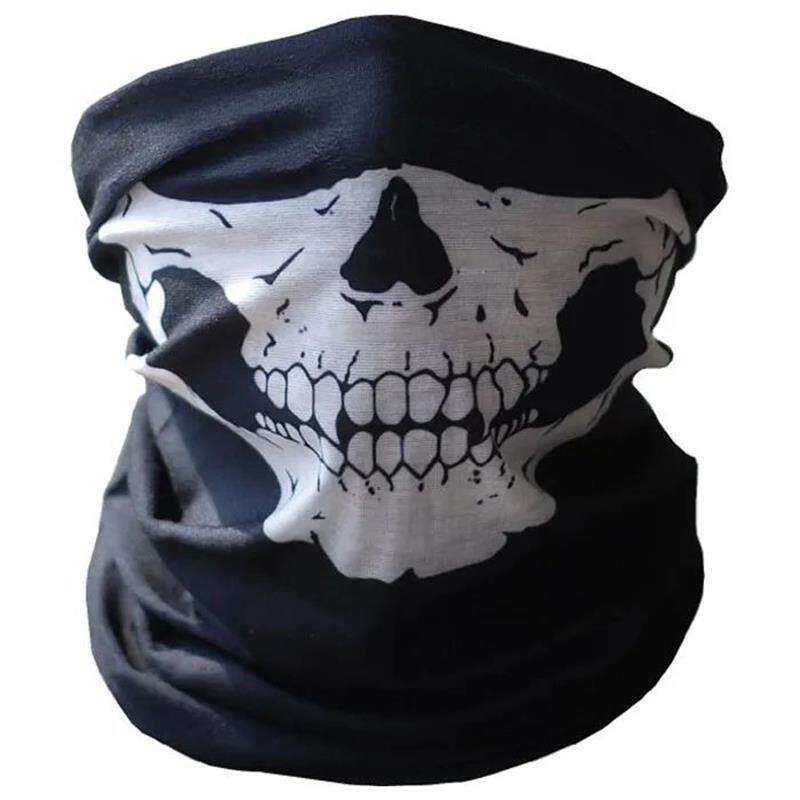 Helm Bandana Cetak Tengkorak Delapan Warna Multifungsi Maske - 实物图