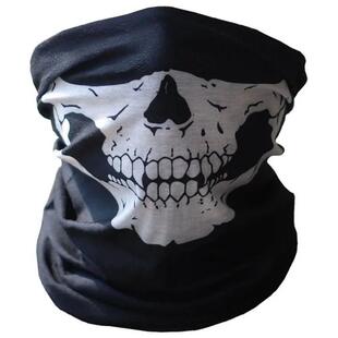 Helm Bandana Cetak Tengkorak Delapan Warna Multifungsi Maske