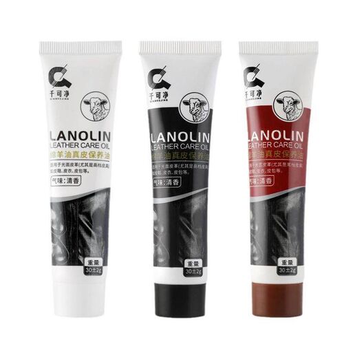 Black, White, and Brown Universal Solid Leather Shoe Polish