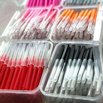 30/60/120Pcs Interdental Brushes Health Care Tooth Escova In