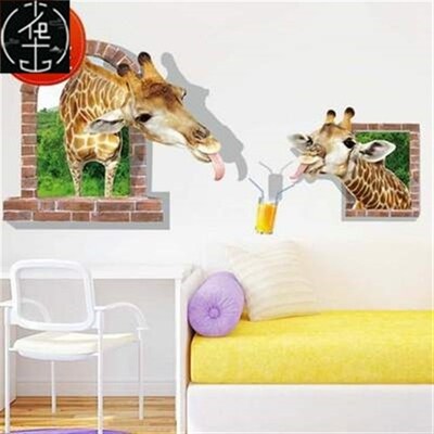 3d wall decal living room and bedroom wallpaper decoration