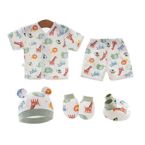 5/2PC Newborn Clothes Set Cartoon Cotton Outfit Long Sleeve