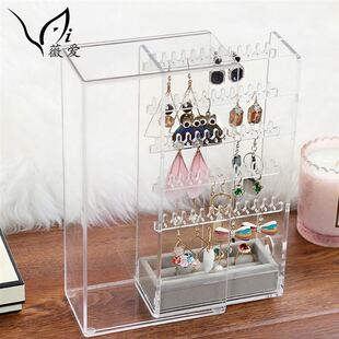 box collection earrings storage display rack stud acrylic