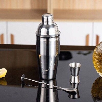 350ML/550ML/750ML Cocktail Shaker Bartender Kit Stainless
