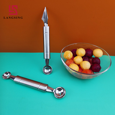 Carving Knife Fruit Watermelon Ice Cream Ball Scoop Spoon