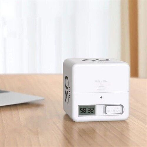 Cube Timer Gravity Sensor Flip Timer Multi-Function Kitchen