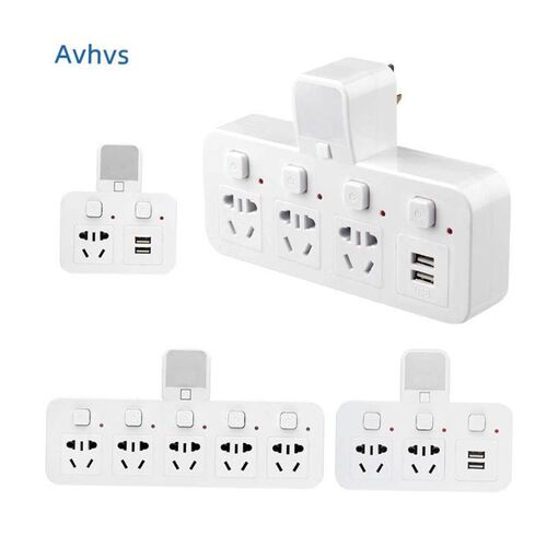 Power cord extension socket plug wire board with towing plat