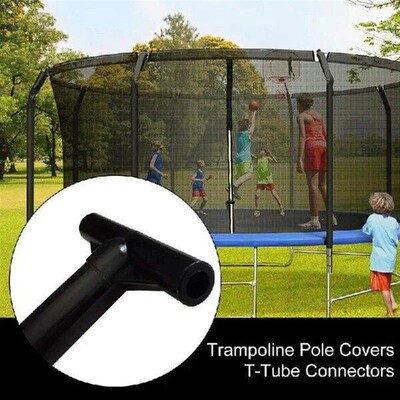 T Shaped Pipe Sleeve T-Shape Trampoline Pole Cover 6 Pieces