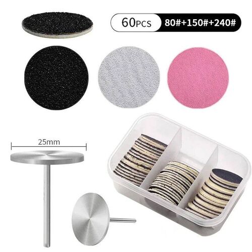 15/20/25MM Foot Cuticle Calluses Removal Replaceable Sanding