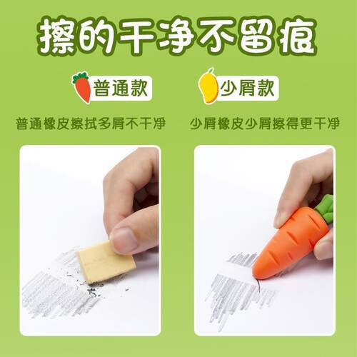 Erasers Fruit Cute Erasers Clean Traceless Erasers Students