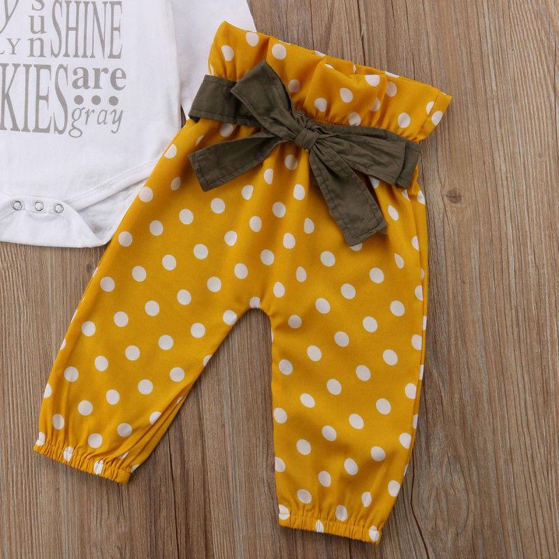 Citgeett sPRING Newborn Baby Girls Clothes ops Sunshine Romp图片