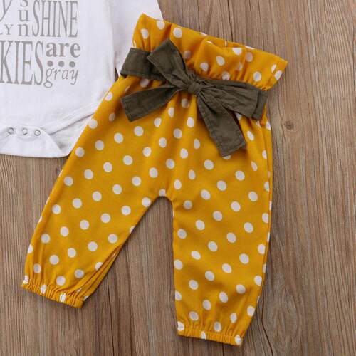 Citgeett sPRING Newborn Baby Girls Clothes ops Sunshine Romp