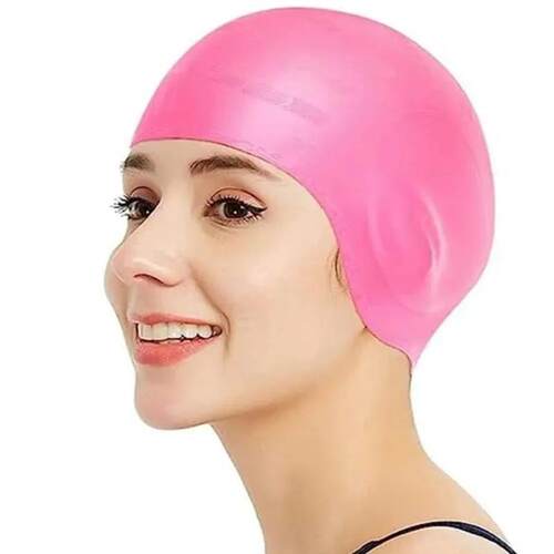 Waterproof Swimming Cap - High Elasticity, Ears Protection,