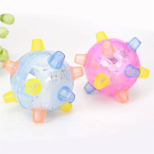 Flashing Jumping Active Ball Pet Interactive Toy Luminous Ba