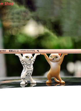 Enchanting Cat Pen Holder Black Cat Carrying Coffin Bracket