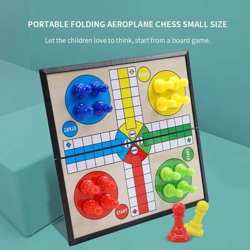 PANDODO Ludo Set Parent-Child Board Game for Kids Edu