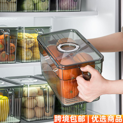 Kitchen Storage Containers with Time Recorder Lid Fridge