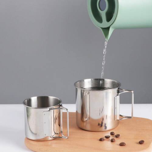250/350/500ml 304 Stainless Steel Water Bottle Portable Camp