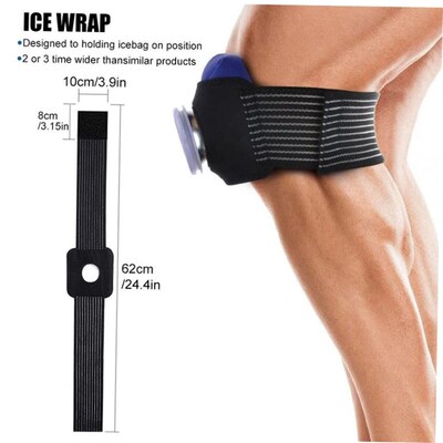 1Pcs Ice Bag Reusable Fixing Band Bandage Cold Pack Hot Wate