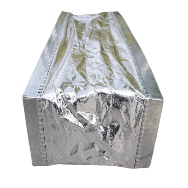 风机盘管压边铝箔软连接保温法兰通风管道中央空调出风口新风帆布