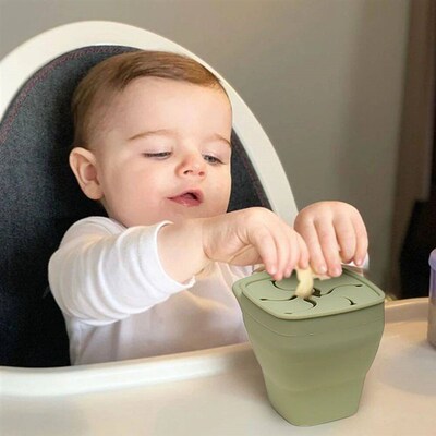 Baby Feeding Drinkware Straw Cup Cartoon Cat Baby Learning F
