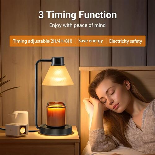 Aromatherapy candle table lamp  Bedroom Candle Warmer Light