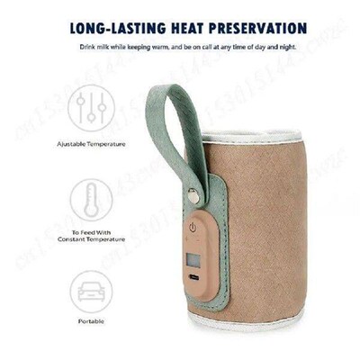 Portable Bottle Warmer USB Digital Display Baby Bottle Cup