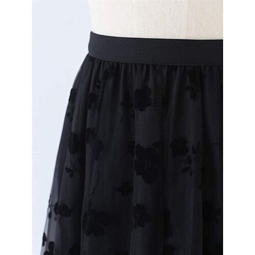 Womens A- Line High Waist Slimming Mid-length Large Swing M