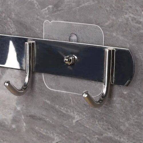 2-10Pcs Screw Wall Hooks Self Adhesive Hangers Seamless Nail