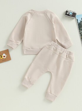 gren 0-3Years Toddler Baby Boys Fall Outfits Solid Color Cre