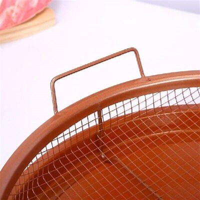 Drainer Rack Stainless Steel Mesh Frying Basket Nonstick