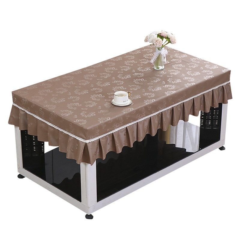 长方形电炉桌罩防水免洗取暖桌布烤火桌皮罩防油茶几罩取暖pu桌垫,居家布艺,烤火罩,淘宝优惠券,粉丝福利购,淘宝优惠卷