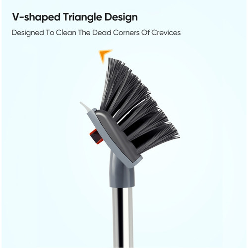 Floor Hair Broom Dust Scraper Pet Rubber Brush Carpet Cleane