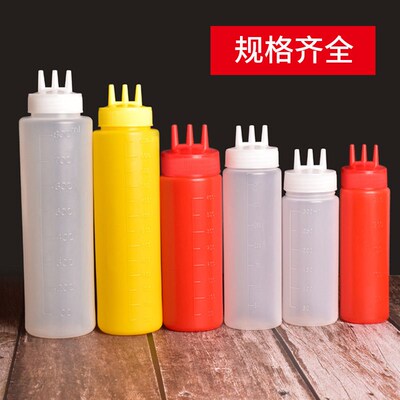 Squeeze Bottle With Scale Salad Dressing Ketchup Seasoning B