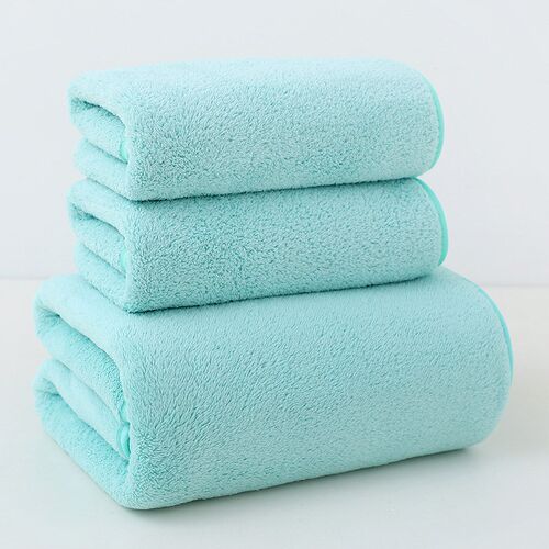 Coral velvet bath towel sets hand towel washcloths towels 巾
