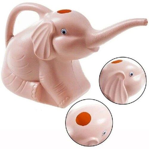 Cute Plastic Elephant Shape Watering Pot Can Plant Outdoor
