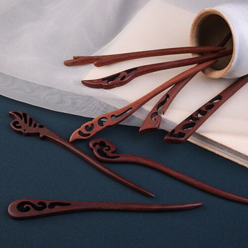 Traditional Hair s Chinese Hair Clips Hairpins Carved Wooden