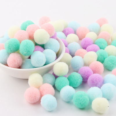 Macaron Pompom Fur Balls 8mm 10mm 15mm TO 30mm Pompones DIY