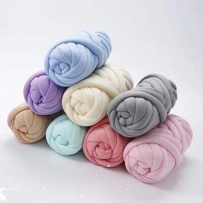 250G/500g/1kg Thick Chunky Yarn Cored Cotton Wool Tube Croc1