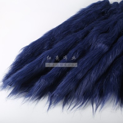 cm长毛绒布料绿色装饰毛毛垫布人造毛皮毛一体兽装手工diy面料