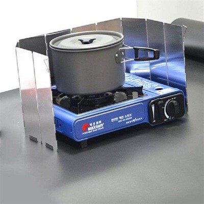 8 Plate Foldable Gas Stove Outdoor Camping Cooking