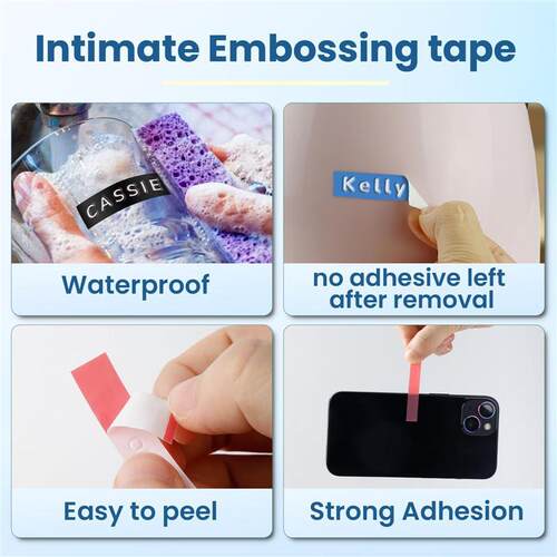 DIY Handheld Label Maker Embossing 3D Label Printer Portable
