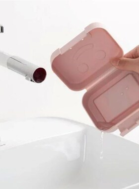 Soap Box Dish Plate with Lid Lock Sealed Travel Hiking Leakp