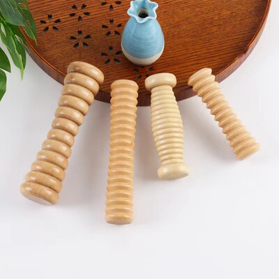 Wood Foot Massage Roller for Plantar Fasciitis Relief Deep T