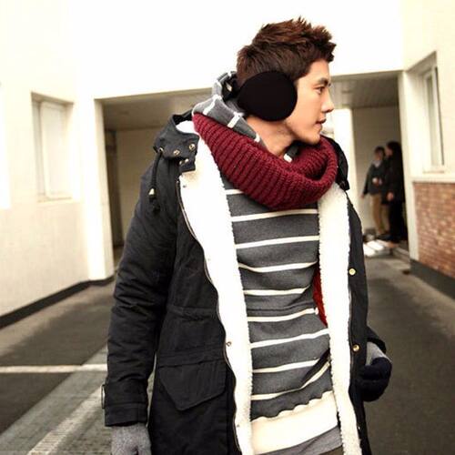 1PC Windproof Earmuffs Unisex Winter Fleece Ear Warmer For