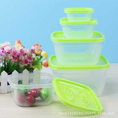 plastic Lunch Box Portable Bowl Food Container Lunchbox
